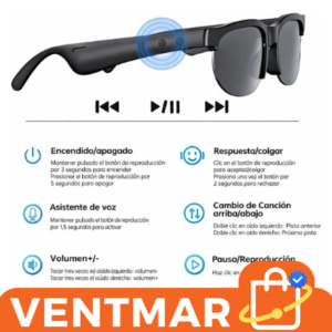 Lentes Bluetooth Audio Asistente Voz