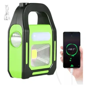 Linterna recargable USB solar powerbank